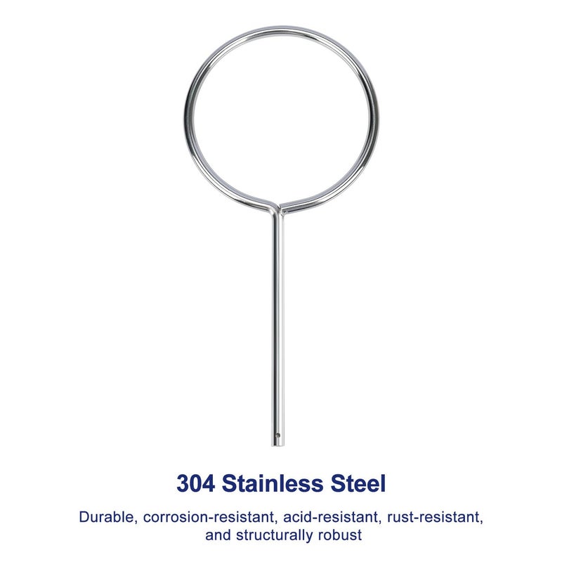 Labasics Support Retort Ring, Chrome-Plated Lab Support Ring Closed Extension Ring for Laboratory Experiment, Sturdy Corrosion Resistant, O.D. 140 mm I.D. 125 mm - Image 3